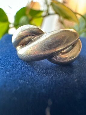 Sterling Silver Knot Statement Ring